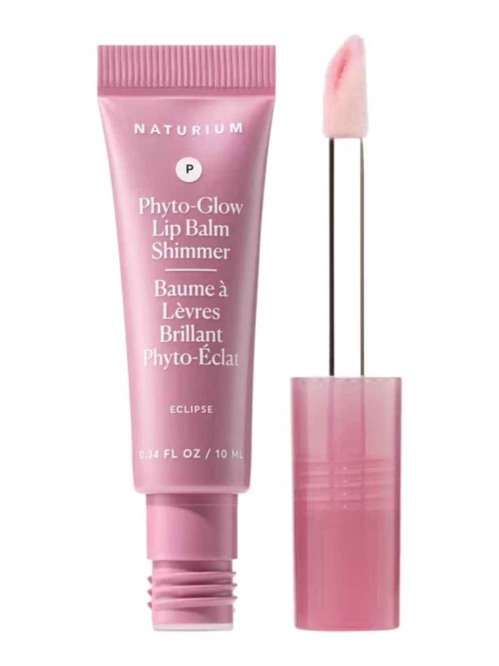 Naturium Phyto-Glow Lip Balm Shimmer - Pink (Eclipse)